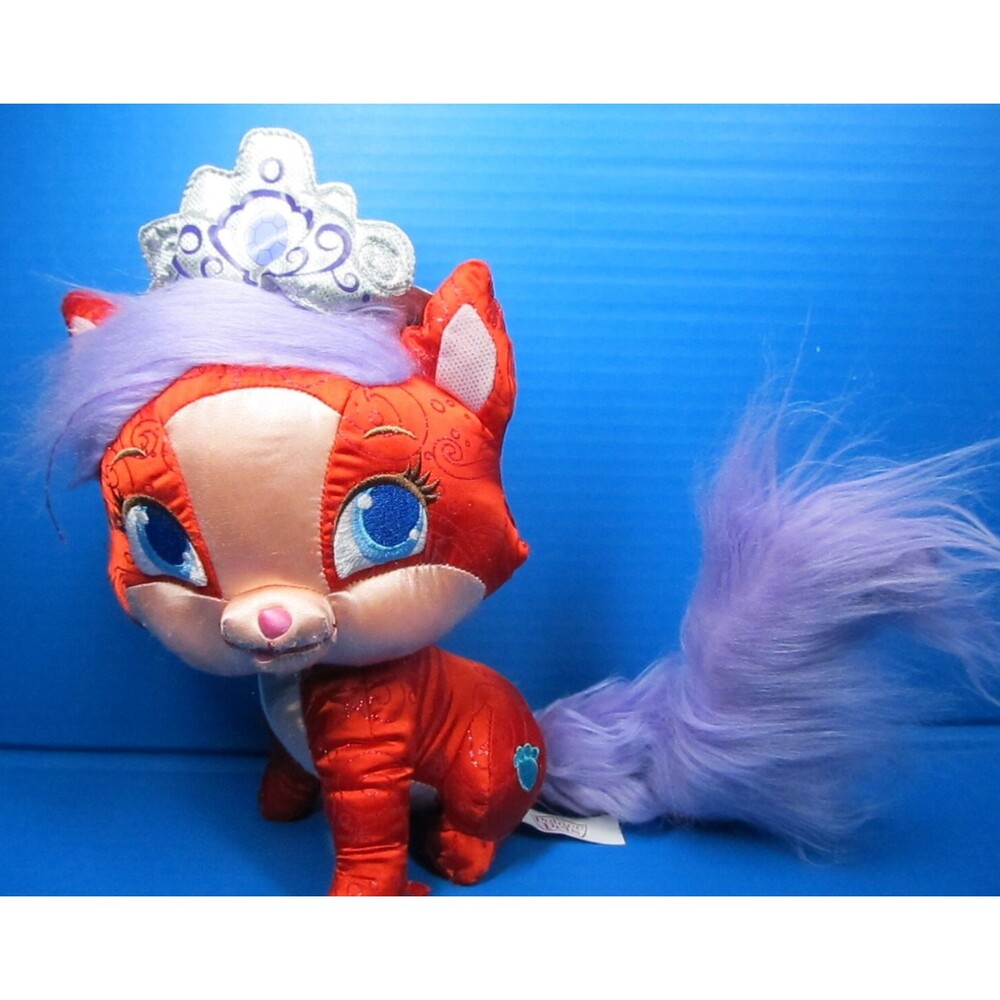 2013 Palace Pets Treasure Plush Cat  Ariel's Kitten Glitter Blip Toys 10"